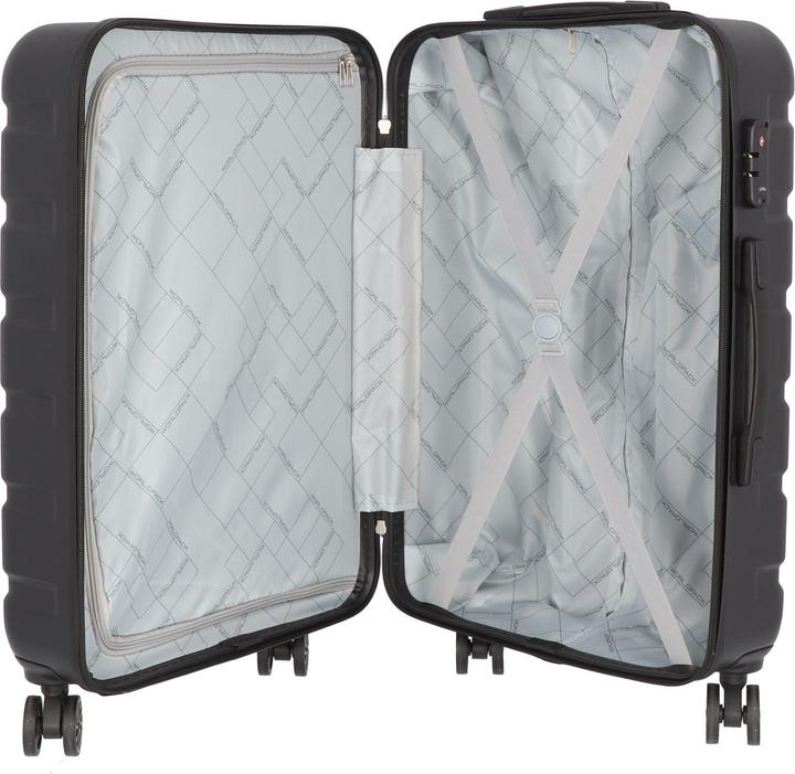 Actual product image Worldpack 3-piece trolley set hard shell Phoenix, black (94 l, XL (from 140l))