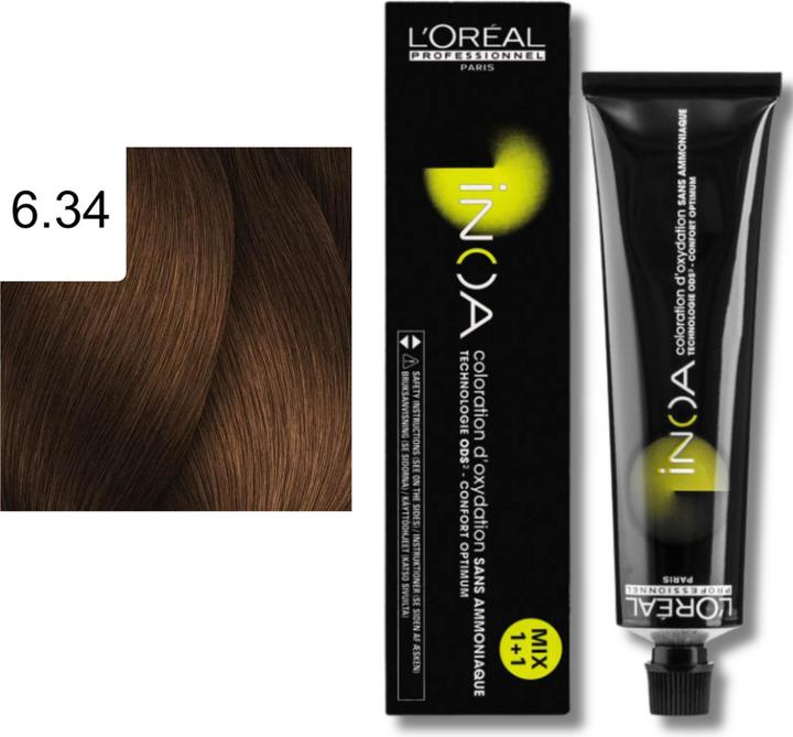 Actual product image L'Oréal Professionnel Inoa (Gold, Copper, Blond)