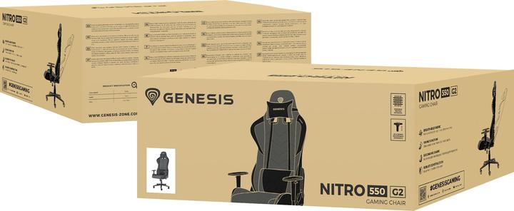 Actual product image Genesis Fotel Nitro 550 G2 Szary (NFG-2112)