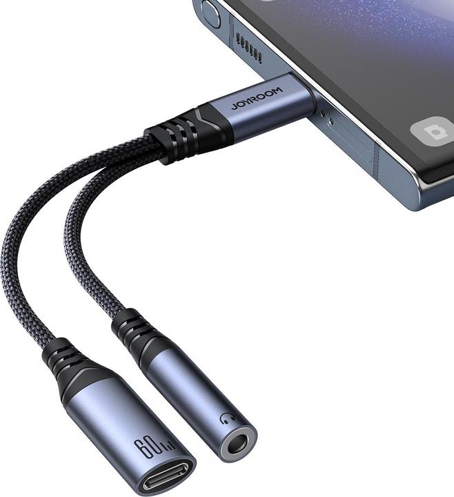 Joyroom SY-C02 (USB Typ C, USB Typ C, 3.5mm Buchse)