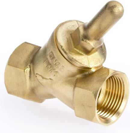 Magni Bender angle seat non-return valve 1431 DN 15 IG, short design, brass