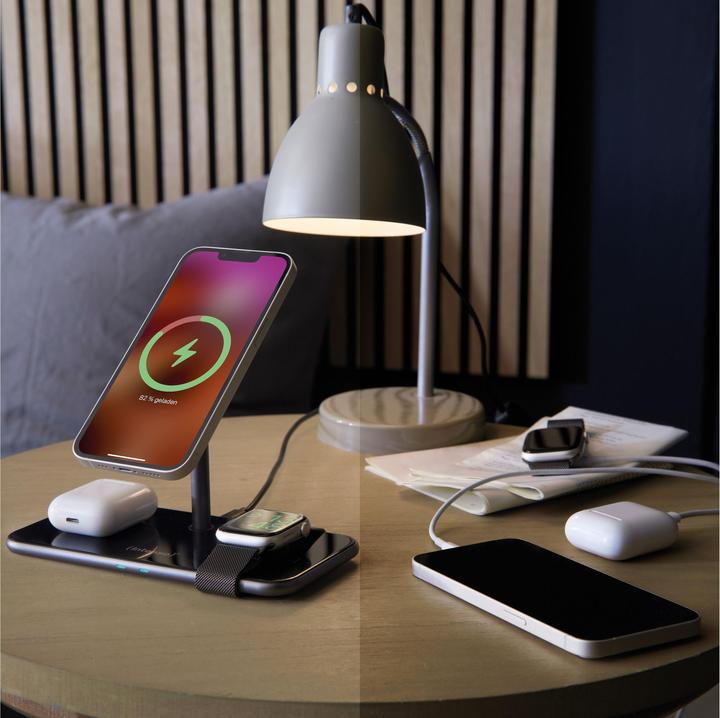 Image du produit Intenso Chargeur magnétique sans fil 3en1 MB13 noir (15 W)