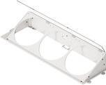 Actual product image Havn HS 420 Angled Bottom Fan Bracket - weiss