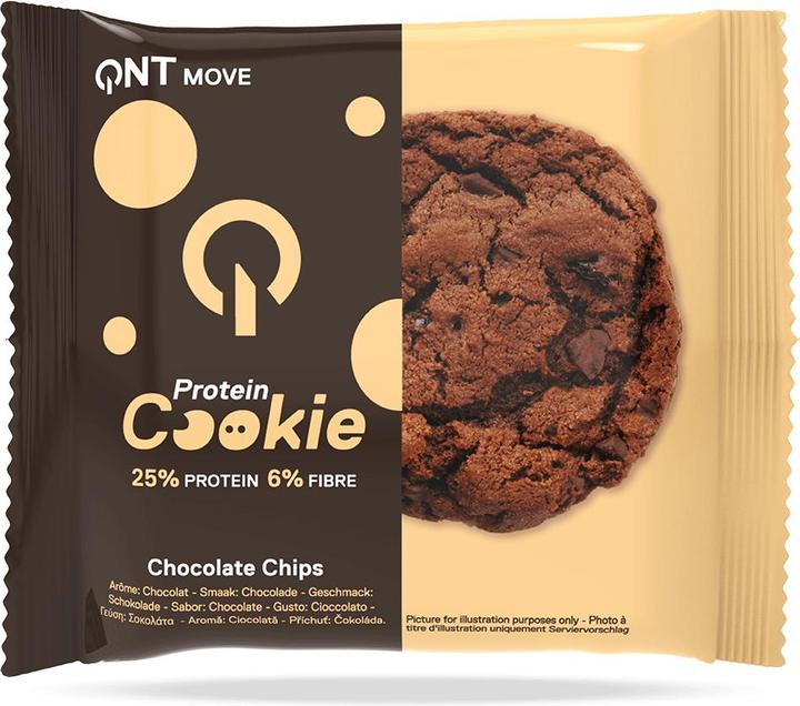 Produktbild QNT Protein Cookie Chocolate Chips (Schokolade, 12 Stk., 60 g)