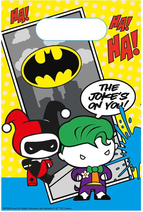 Actual product image Batman Paper The Joker Party Bags (Pack of 8)