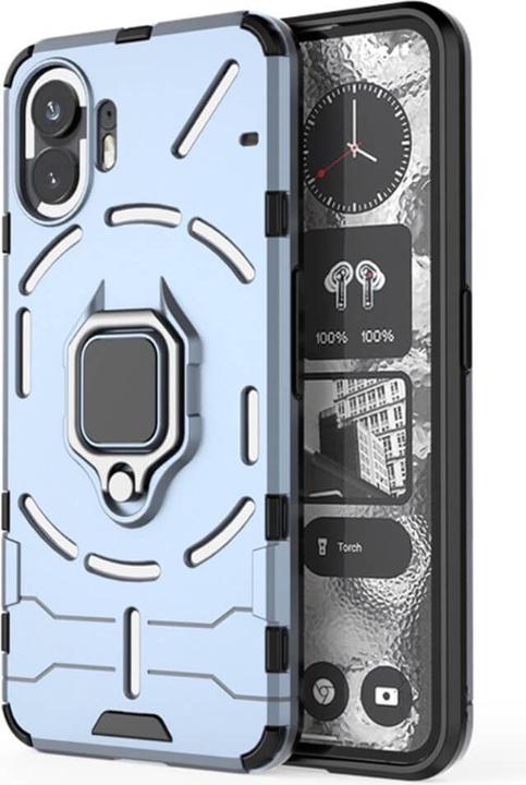 Cover-Discount Nothing Phone (2) - Armor Case mit Kickstand blau (Nothing Phone (2))