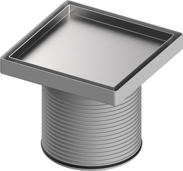 TECE TECEdrainpoint S viršutinė trapo dalis, 150 mm, su grotelėmis įkijuojamai plytelei