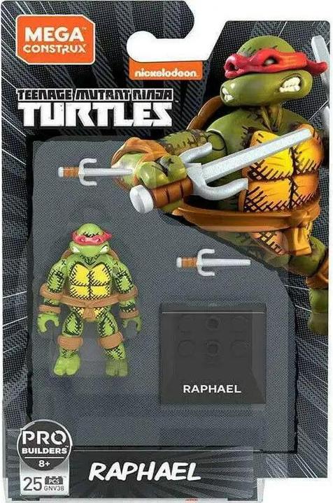 Produktbild Mattel Mega Construx Teenage Mutant Ninja Turtles Heroes Raphael Mini Figure