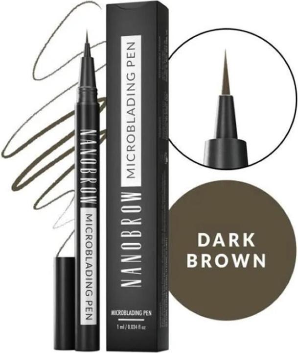 Immagine prodotto Nanobrow - Penna per microblading marrone scuro (Dark Brown)