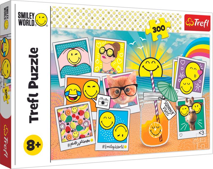 Produktbild Trefl Puzzle 300 Smiley im Urlaub (300 Teile)