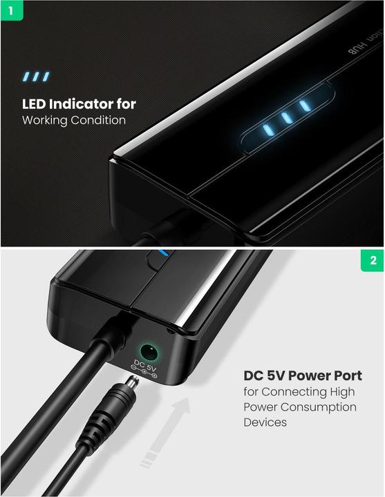 Produktbild Ugreen USB 3.0 Hub (USB-A, 4 Ports)