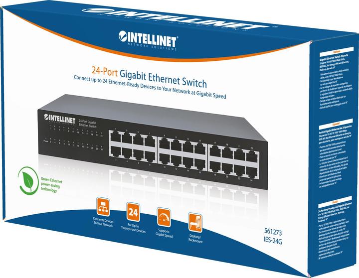 Produktbild Intellinet 24-Port Gigabit Ethernet Switch (24 Ports)