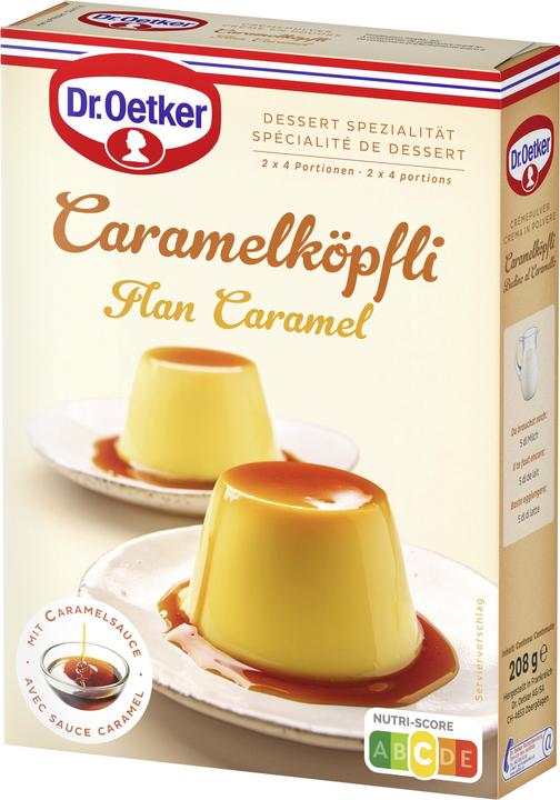 Produktbild Dr. Oetker Dessertmischung Caramelköpfli (208 g)