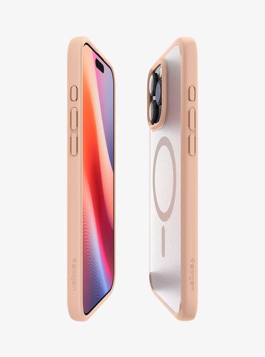 Immagine prodotto Spigen Cover posteriore ultra ibrida in TPU rosa/trasparente magnetica per Apple iPhone 16 Pro (Apple iPhone 16 Pro)