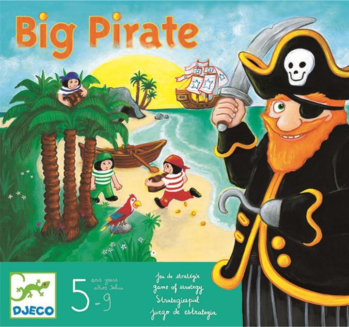 Image du produit Djeco Grand Pirate (Français, Anglais, Allemand, Espagnol)