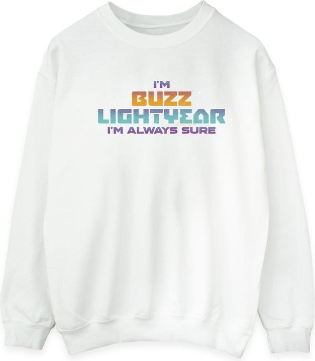 Disney Lightyear Always Sure Text Sweatshirt (XL)