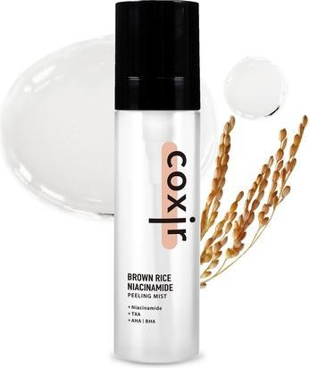 Coxir Brown Rice Niacinamide Peeling Mist Toner with AHA and BHA (Peeling)