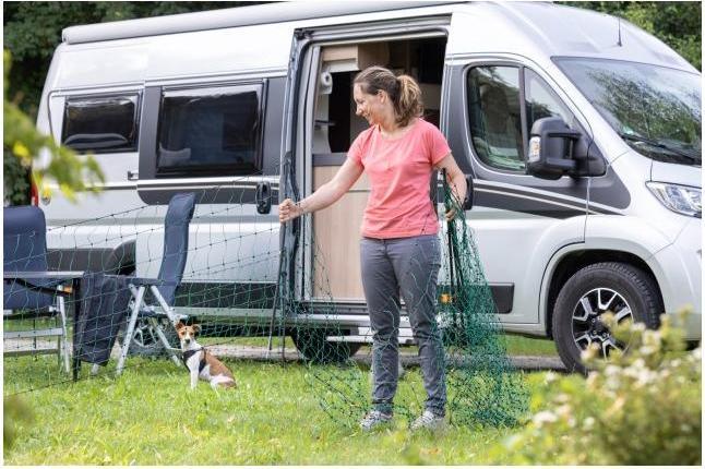 Produktbild Kerbl CampingNet, grün, inkl. Tasche 80cm, DS, 20m