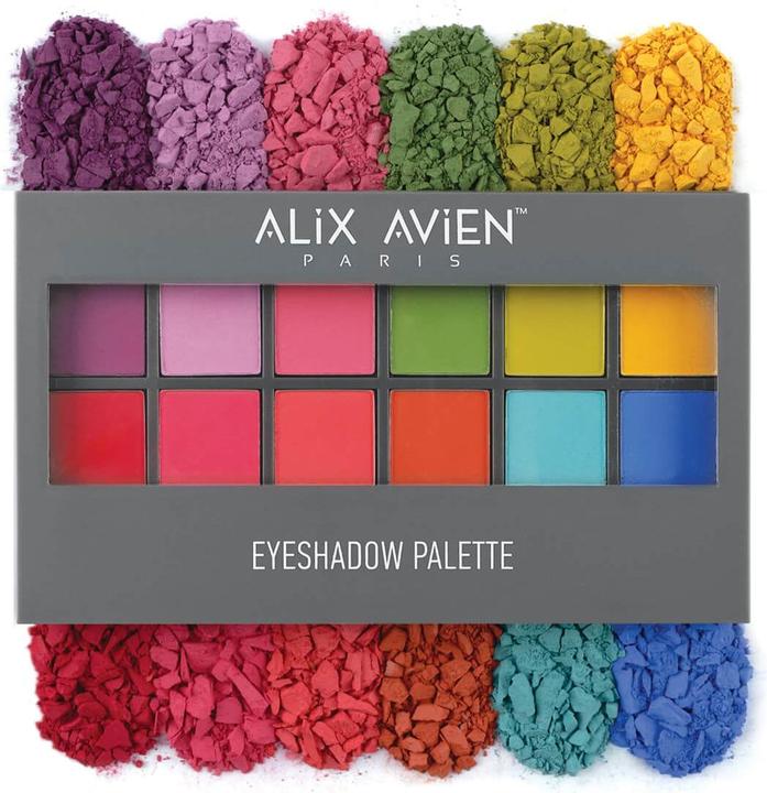 Actual product image Alix Avien Eyeshadow Palette: Tropical Bouquet (multi colour)