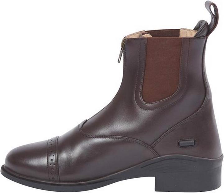 Dublin Evolution Leder Paddock Stiefel vorderer Reissverschluss