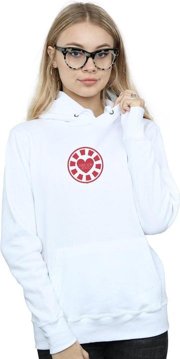 Immagine prodotto Avengers Endgame I Love You 3000 Tony Stark Heart Felpa con Cappuccio Donna (XL)