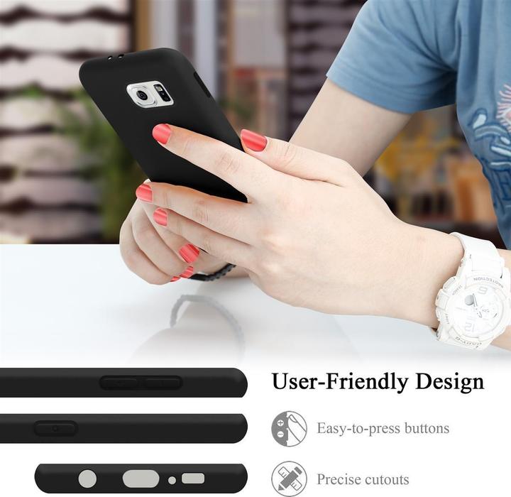 Actual product image Cadorabo TPU Liquid Silicone Case Cover (Samsung Galaxy S6)