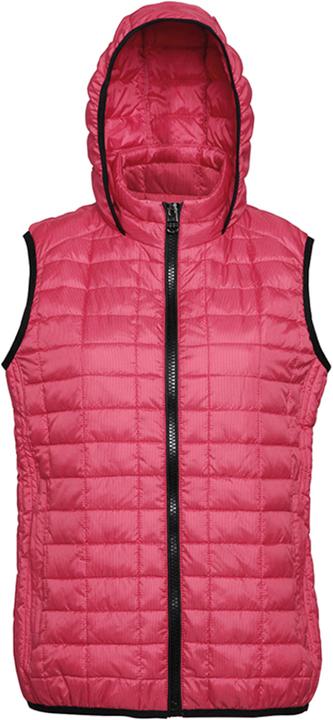 Actual product image 2786 Quilted waistcoat with hood and zip (S)