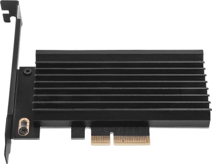 Image du produit Silverstone SST-ECM24-ARGB - Carte SuperSpeed PCI-E Express X4 vers M.2 (NVMe SSD NGFF), alu. heatsink (PCI-E x4)