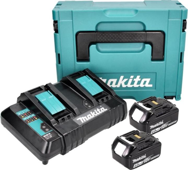 Produktbild Makita Power Source Kit 18 V mit 2x BL 1840 B 4,0 Ah Akku ( 197265-4 ) + DC 18 SH Doppel Ladegerät (18 V)