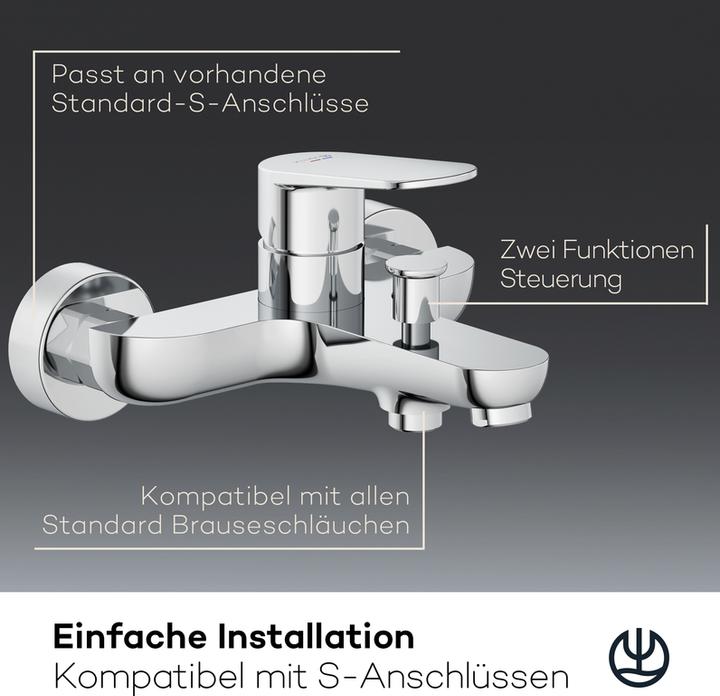 Produktbild Kludi X1 Wannenarmatur Aufputz