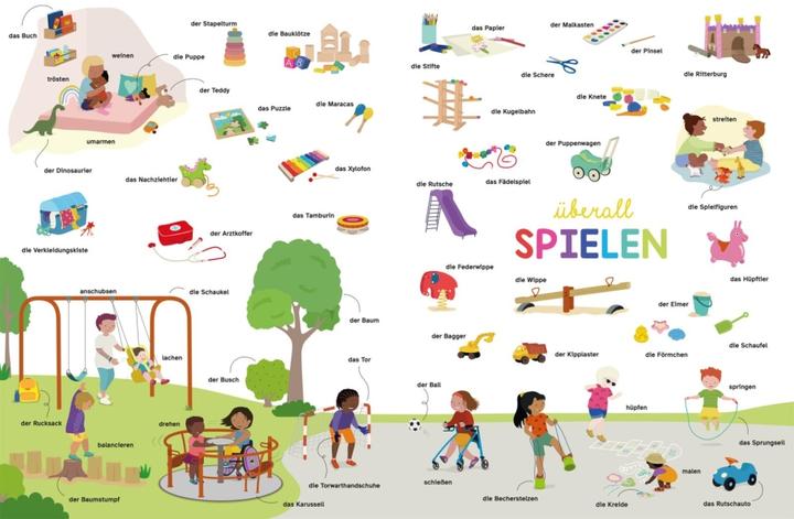 Produktbild viele erste WÖRTER viele bunte BILDER (Deutsch)