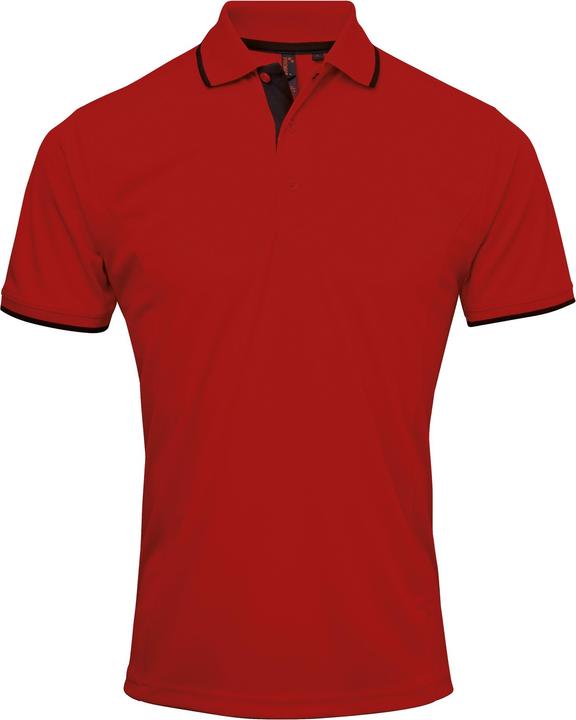 Premier Kontrast Coolchecker Polo Shirt