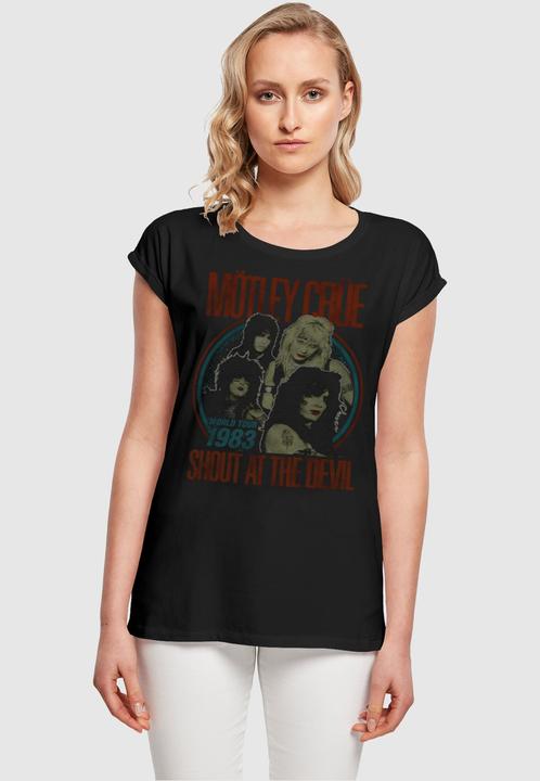 Image du produit Merchcode Ladies Motley Crue - SATD Tour 1983 Extended Shoulder Tee - 114109 (L)