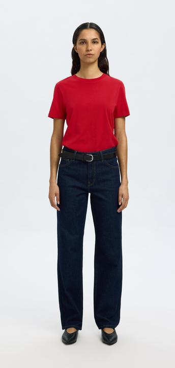 Actual product image Selected Femme Slfmyessential Ss O-Neck Tee Noos (XS)