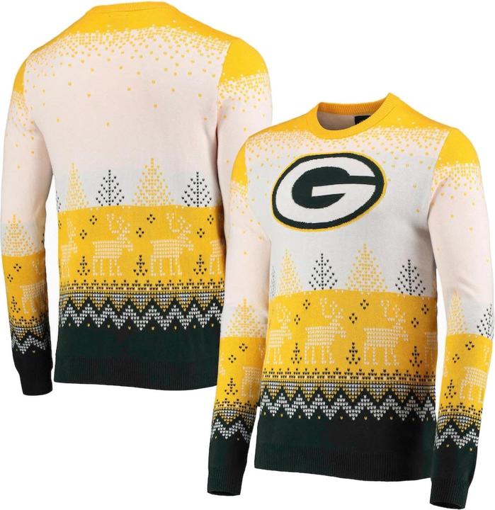 Image du produit Foco NFL Ugly Sweater XMAS Knit Pullover - Green Bay Packers (XXL)