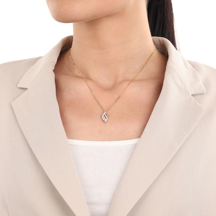 Image du produit Amor Pendentif pour femme, or 375, zirconium synth. (Or 375, 9 ct)