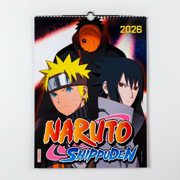 Produktbild Naruto Shippuden Posterkalender 2026 (30 x 40 cm, Harter Einband, Deutsch)