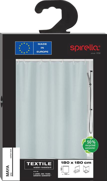 Actual product image spirella Maya (180 x 180 cm)