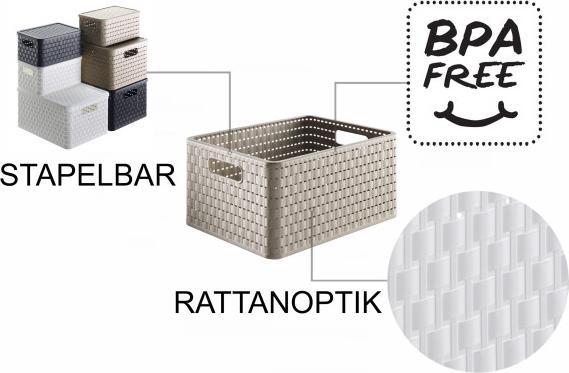 Produktbild Rotho Set Box 14l COUNTRY (14 l)