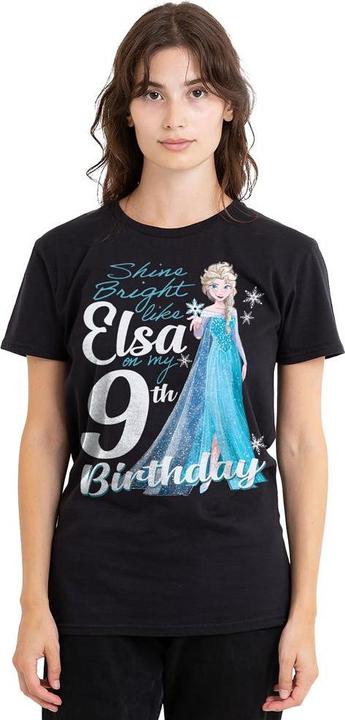 Produktbild Disney Frozen Bright Like Elsa TShirt 9 Geburtstag (L)