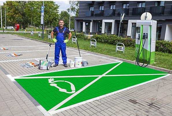Produktbild Ampere Strassenmarkierungsfarbe (Grün, 3.03 l)