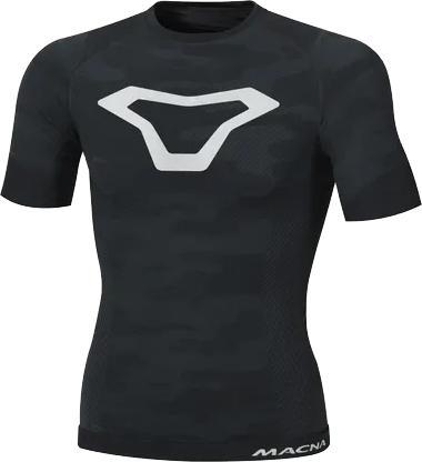 Actual product image Macna BASE LAYER COOL Unterziehshirt schw.-grau-silber S-M (S/M)