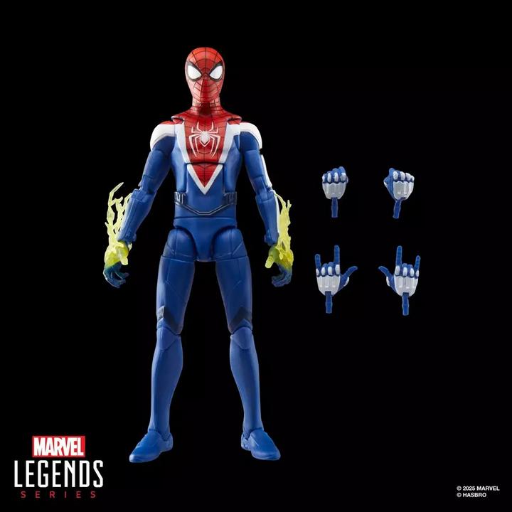 Actual product image Hasbro Spider-Man 2 Marvel Legends Gamerverse Actionfigur Miles Morales (Upgraded Suit Style) 15 cm