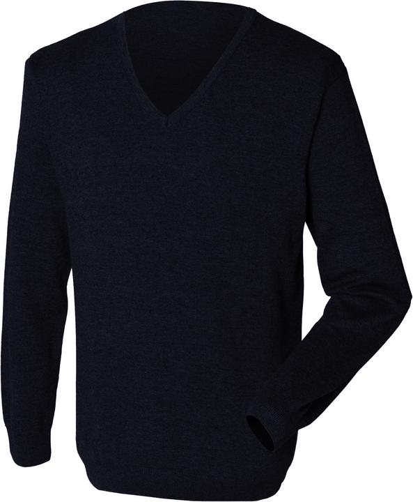 Immagine prodotto Henbury Maglia a maglia fine Felpa con scollo a V (3XL)