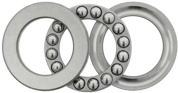 Immagine prodotto NKE Cuscinetto assiale a sfere a gola profonda 53307 Ø interno 35 mm Ø esterno 68 mm Larghezza 25,6 mm