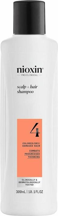 Immagine prodotto Nioxin Sistema 4 Shampoo detergente per capelli fini e diradati dal colore (300 ml, Shampoo liquido)