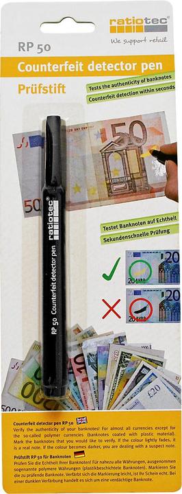 Produktbild ratiotec RP 50 (Geldscheinprüfer)