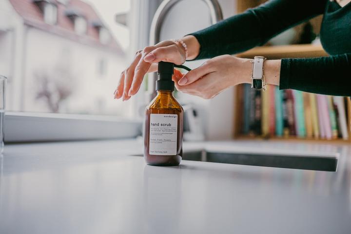 Actual product image Nordesign Hand Soap Hand Scrup (Exfoliating soap, Liquid soap, 250 ml)