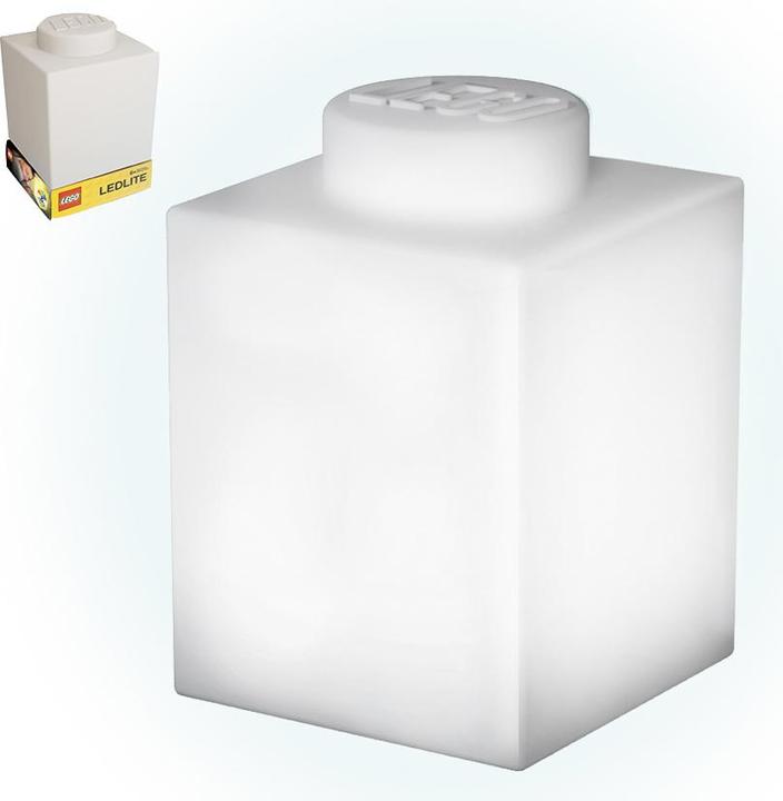 Image du produit Euromic LEGO - Silicone Brick - Night Light w/LED - Blanc