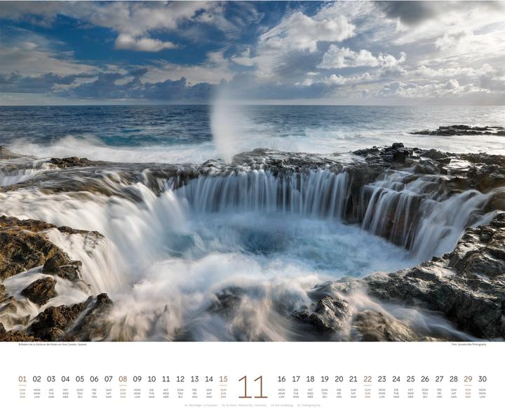 Actual product image Wasser Kalender 2026 (54 x 48 cm, Hardcover, German, French, English)